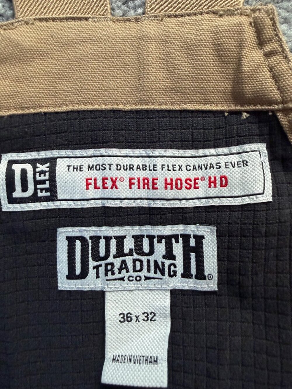 DuluthFlex Fire Hose HD Lined Bib Overalls Men's Sz. 36x32 - New With Tags - Picture 11 of 15